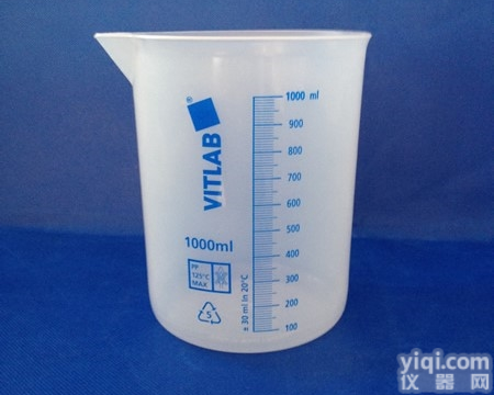 德国<em>进口</em>VITLAB® <em>格里芬</em><em>烧杯</em>，PP