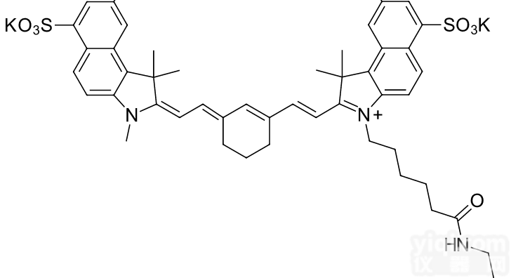 SF-CY7.5 ALK  Sulfo-<em>Cy7</em>.5 alkyne，<em>水溶性</em>磺化<em>Cy7</em>.5炔基