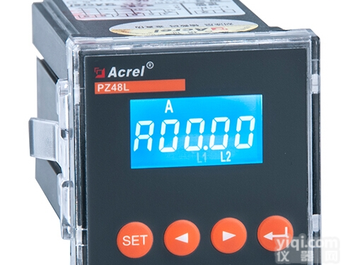 安科瑞PZ48L-AV3 三相<em>电压</em>表/<em>液晶显示</em>