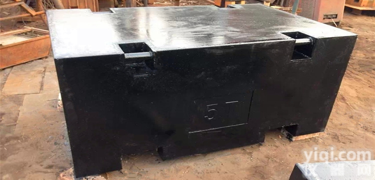5吨铸铁大型<em>配重</em>块|<em>包钢</em>砝码