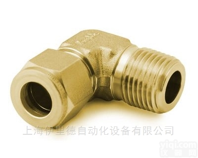 B-400-2-4  黄铜Swagelok世伟<em>洛克</em>外<em>螺纹</em>弯头接头