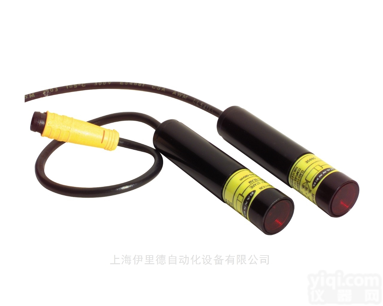 M12  美国<em>邦纳</em>BANNER铝制<em>圆柱形</em>激光<em>发射器</em>