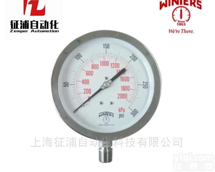 PSC-100mm  PSC安全型<em>压力表</em>winters文<em>特斯</em>国内授权代理