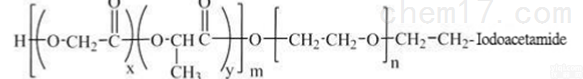 <em>PLGA</em>-PEG-<em>Iodoacetamide</em>/<em>PLGA</em>共聚物