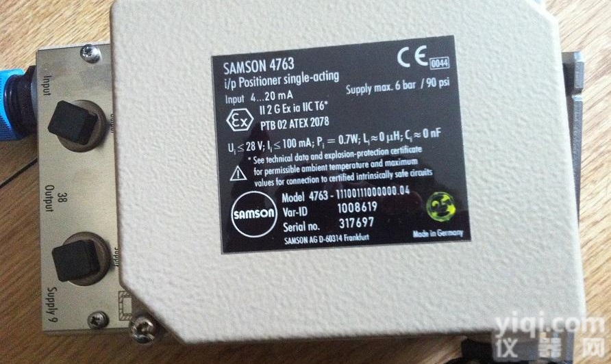 萨姆森<em>定位器</em>3241-1DN80PN16<em>防爆</em>