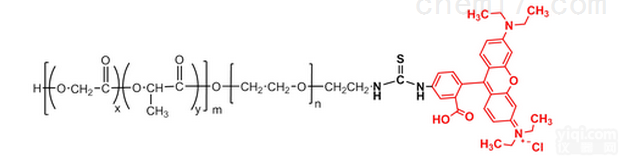 <em>PLGA</em>-<em>PEG</em>-RB/<em>PLGA</em>-b-<em>PEG</em>-RhB嵌段共聚物
