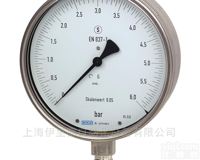 332.30/333.30  校验系列<em>安全型</em><em>威卡</em>wika波登管<em>压力表</em>