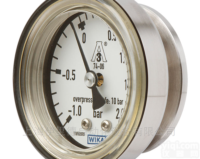 PG43SA-C  生物技术和制药工业<em>威卡</em>平嵌隔膜式<em>压力表</em>