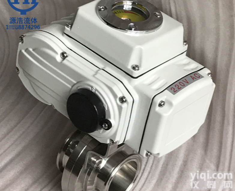 D61X-10P  不锈钢<em>食品级</em>快装<em>电动蝶阀</em>