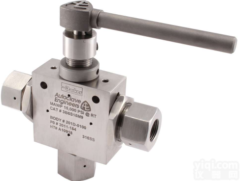 3B  进口美国<em>派克</em>PARKER高压<em>三通</em>手动球阀