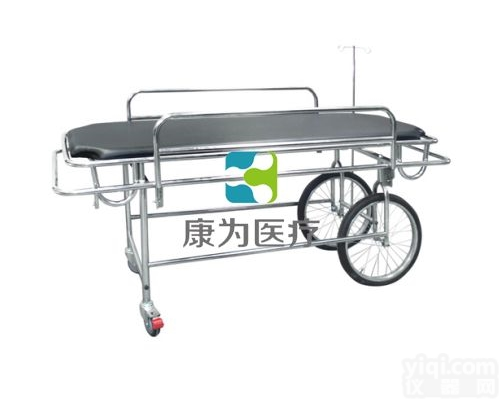 CRK1213  <em>不锈钢</em>二大轮二<em>小轮</em><em>担架车</em>