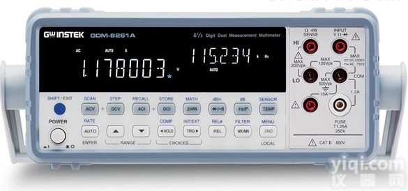 GDM-8261A 6 1/2位双显示<em>可编程</em>数字<em>万用</em>表