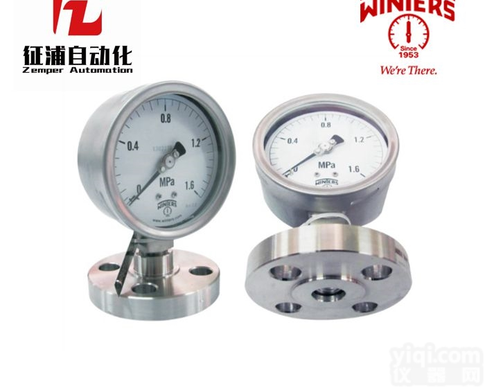 内嵌膜片式隔膜D51  WINTERS隔膜密封/<em>压力表</em>国内<em>总代理</em>材质好