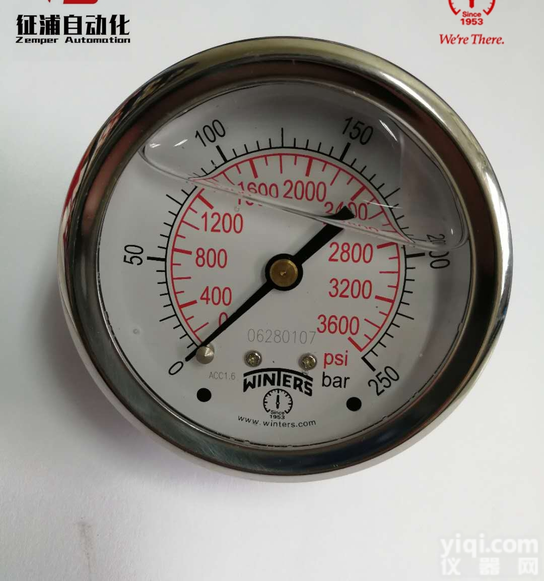 PFQ-<em>63mm</em>  WINTERS<em>压力表</em>不锈钢外壳厂家直销假一赔十