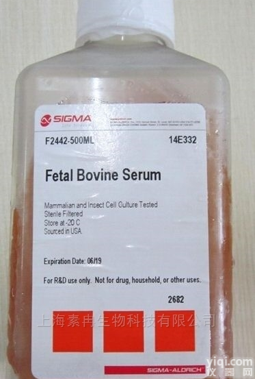 Sigma 特级胎牛血清 F2442 Sigma<em>代理商</em>素冉