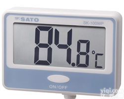 日本佐藤sksato<em>壁挂式</em>数字<em>温度计</em>SK-100WP