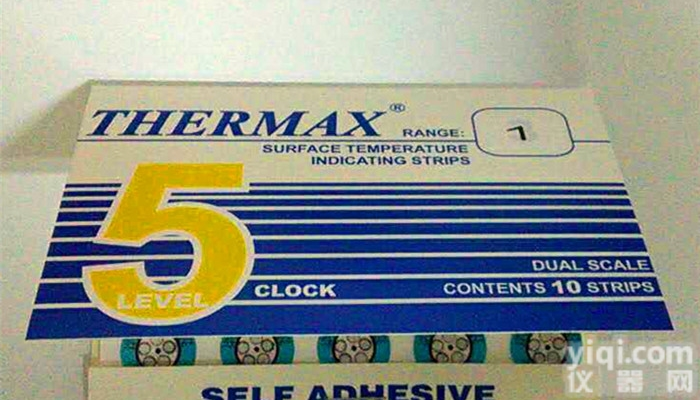 5格1型  英国TMC温度试纸5格1型<em>40</em>~<em>54</em>℃圆形热敏试纸