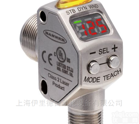 Q3X系列  <em>美国</em><em>邦纳</em>banner激光<em>对比度</em>传感器