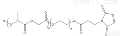 <em>PLGA</em>-PEG-MAL/<em>PLGA</em>：<em>50</em>:<em>50</em>两亲性嵌段共聚物