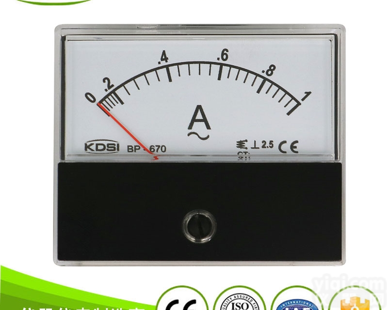 BP-670 AC1A  <em>指针式</em>单相<em>交流</em>电流表BP-670 AC1A