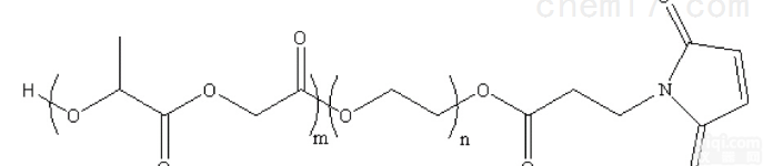 <em>PLGA</em>-PEG-MAL MW:<em>1000</em>/<em>PLGA</em>嵌段共聚物