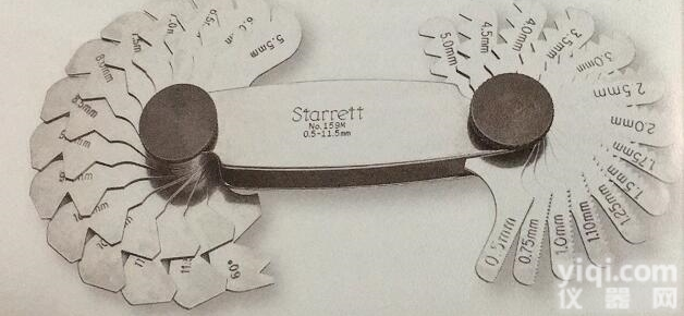 <em>施泰</em>力159M系列<em>国际公制</em>标准<em>螺距</em>规