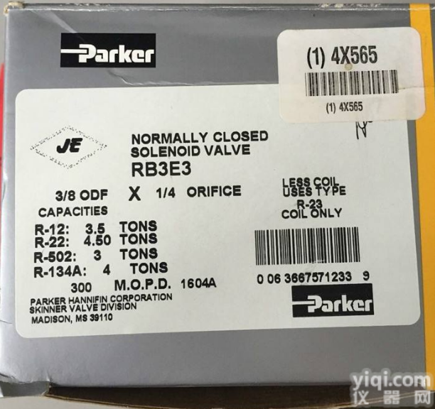 <em>美国</em>PARKER<em>派克</em>电磁阀<em>型号齐全</em>