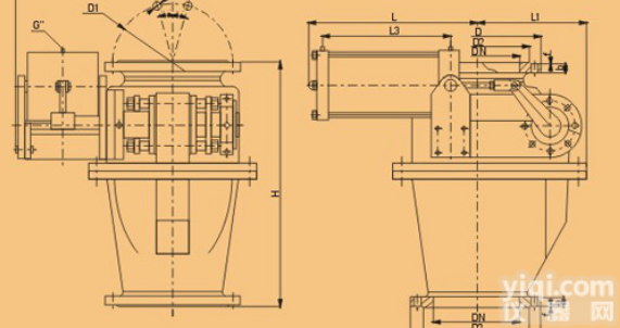 <em>球面</em><em>偏置</em>式<em>气动</em>钟阀