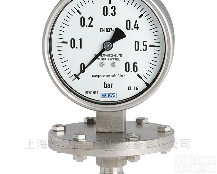 型号 432.50  德国<em>威卡</em>WIKA<em>膜片</em>式<em>压力表</em>进口直销
