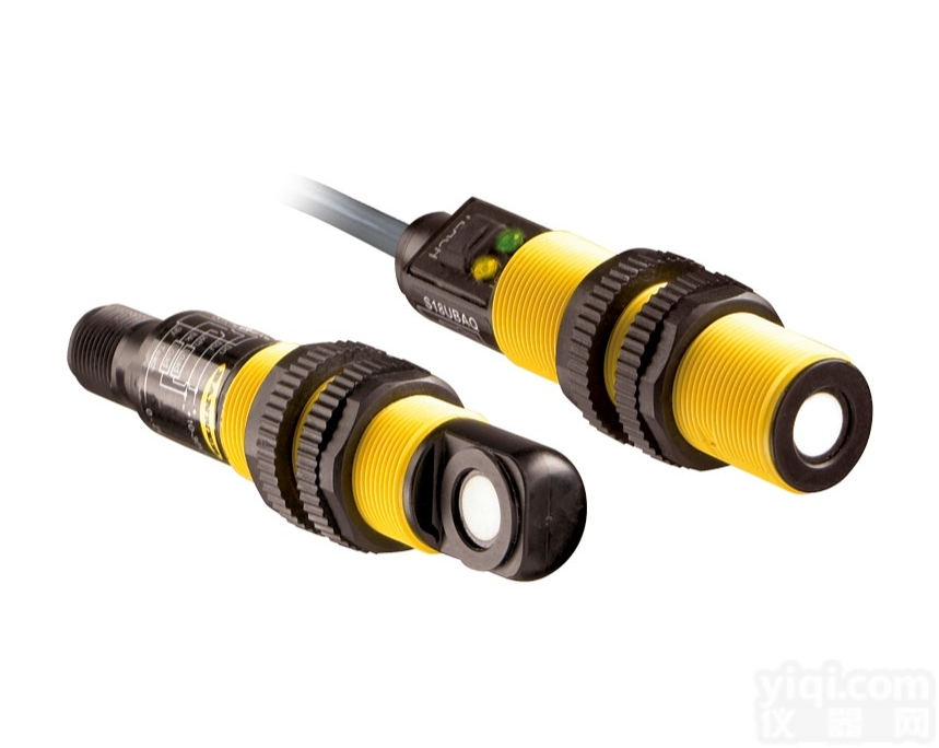 S18U系列  <em>邦纳</em>BANNER<em>圆柱形</em>超声波传感器