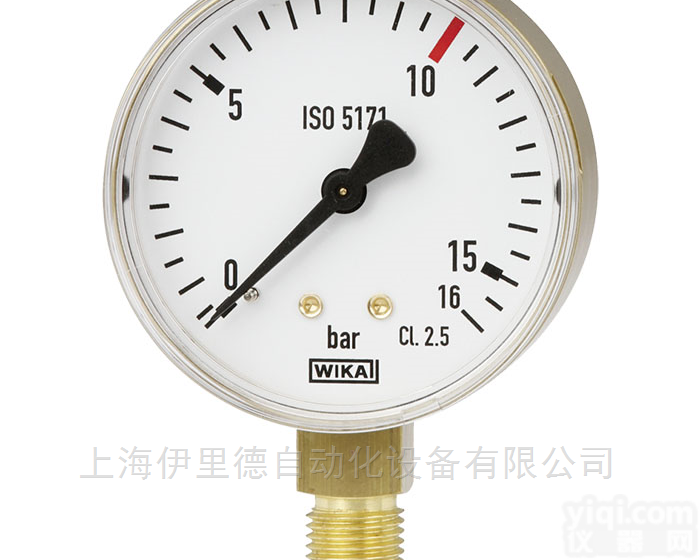 型号 111.11  德国<em>威卡</em>WIKA波登管<em>压力表</em><em>铜合金</em>材质111.11