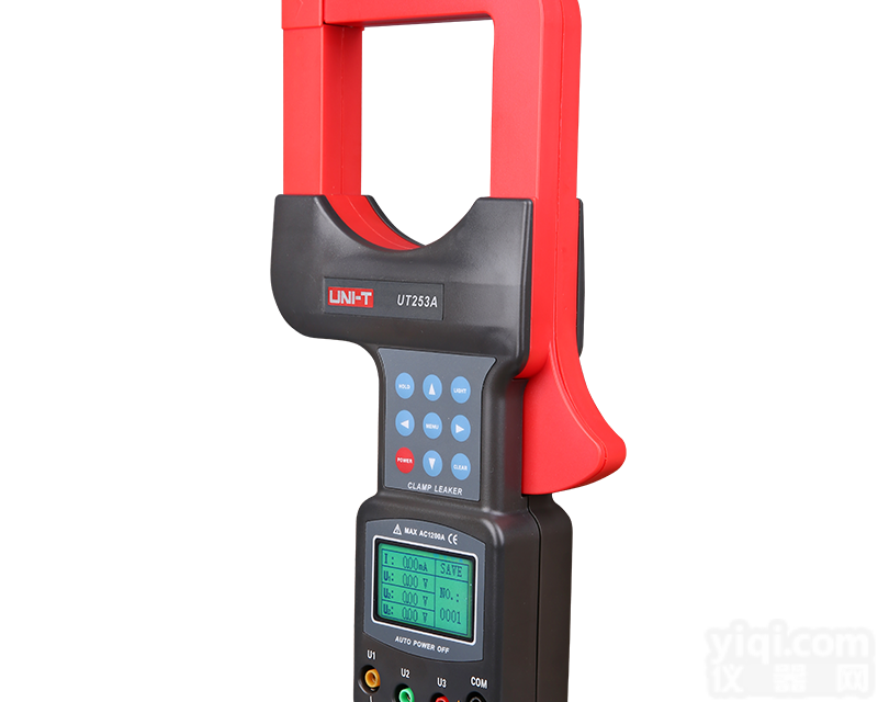 <em>UT253A</em> <em>大口径</em>度钳形漏<em>电流表</em>