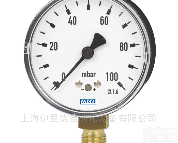 611.10, 631.10  <em>铜合金</em>或不锈钢材质<em>威卡</em>WIKA膜盒式<em>压力表</em>