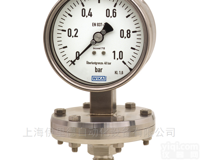 432.56, 432.36  过程工业<em>威卡</em>WIKA<em>膜片</em>式<em>压力表</em>