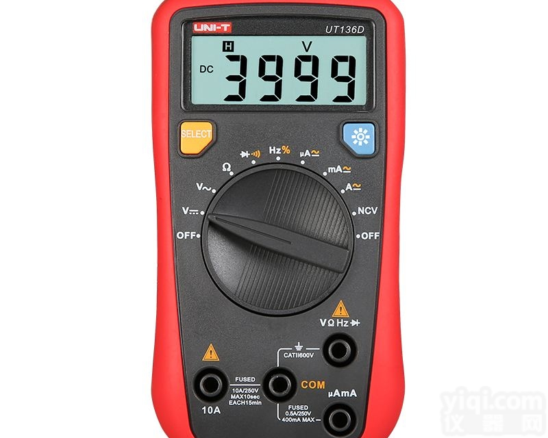 UT136D<em>掌上型</em>自动<em>量程</em>数字万用表
