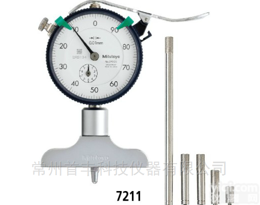 日本三丰Mitutoyo<em>深度</em>表<em>7211</em>，<em>深度</em>量测规