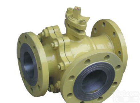 Q44F46  衬氟<em>三通</em>四密封<em>换向</em>球阀