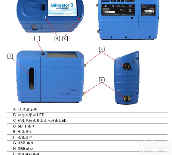 <em>美国</em>吉莉安 Gilibrator-3<em>干式</em>流量<em>校准器</em>