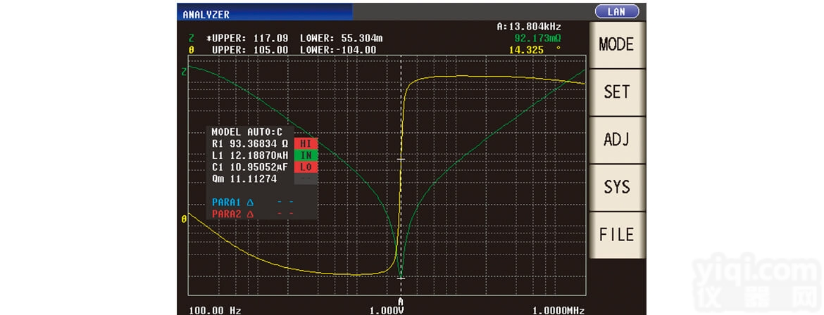 日本日置Hioki<em>等效电路</em>分析软件IM9000