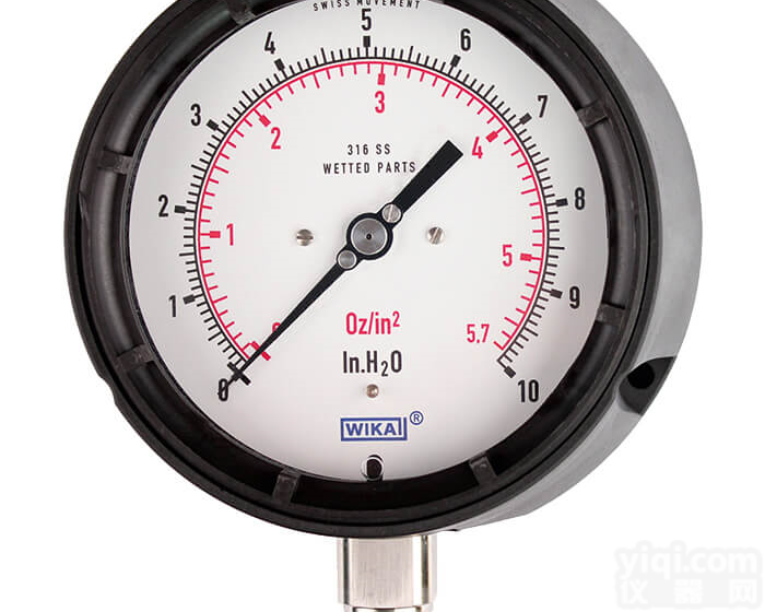 612.34, 632.34, 633.34  WIKA<em>威卡</em>膜<em>盒式</em>压力表