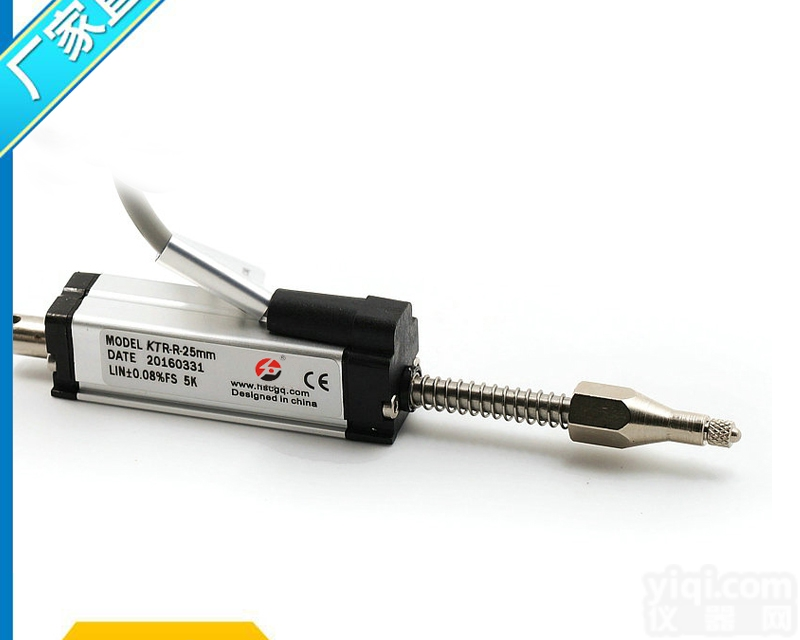 KTR-R-75mm  高精密自恢复式位移<em>传感器</em>大厦列车<em>自动门</em>