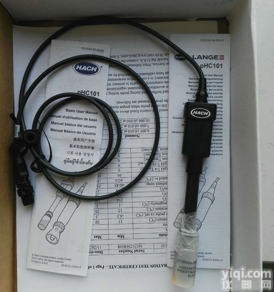 HACH<em>哈希</em>PHC10101 PH<em>探头</em>PHC10103酸度电极