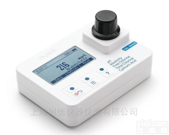 HI97104  酸度pH-余氯-总氯-<em>碱度</em>-氰<em>尿酸</em>防水光度计
