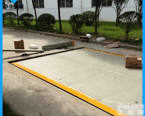 无锡工厂用16米120吨<em>汽车衡</em>|SS称<em>半挂车</em>地磅