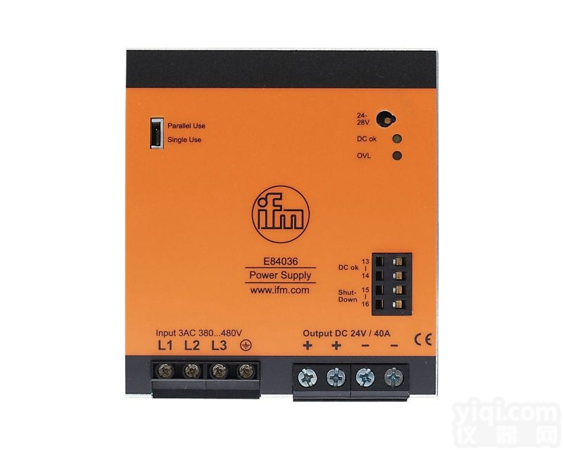 E84036系列  伊里德代理<em>德国</em>IFM<em>易福门</em><em>开关电源</em>24 V DC