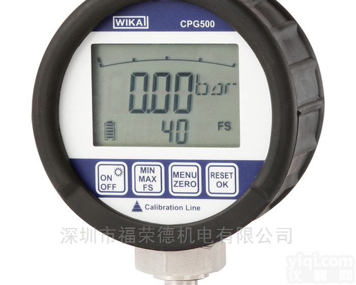 CPG500  WIKA威卡高精度<em>精密型</em>数字<em>压力表</em>CPG500