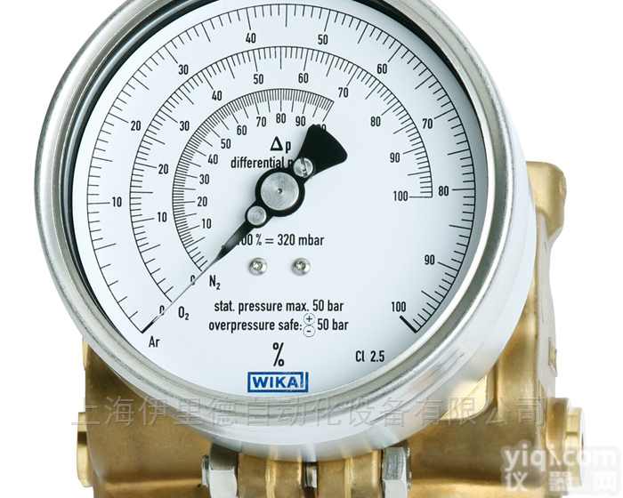 712.15.100, 732.15.100  德国<em>威卡</em>WIKA适用于低温测量<em>差压</em>表