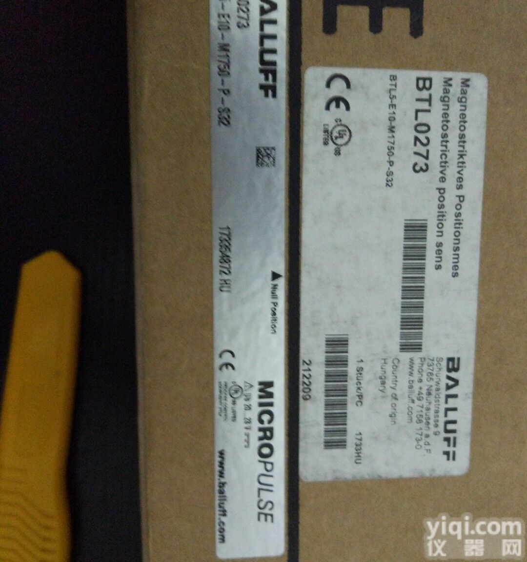 BTL6-A110-M/BTL6-A301-M  <em>传感器</em>移动<em>液压设备</em>的位置探测巴鲁夫