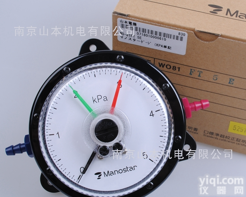 <em>压力表</em>WO81FT50DH  Manostar <em>山本</em>电机 <em>压力表</em>WO81FT50DH