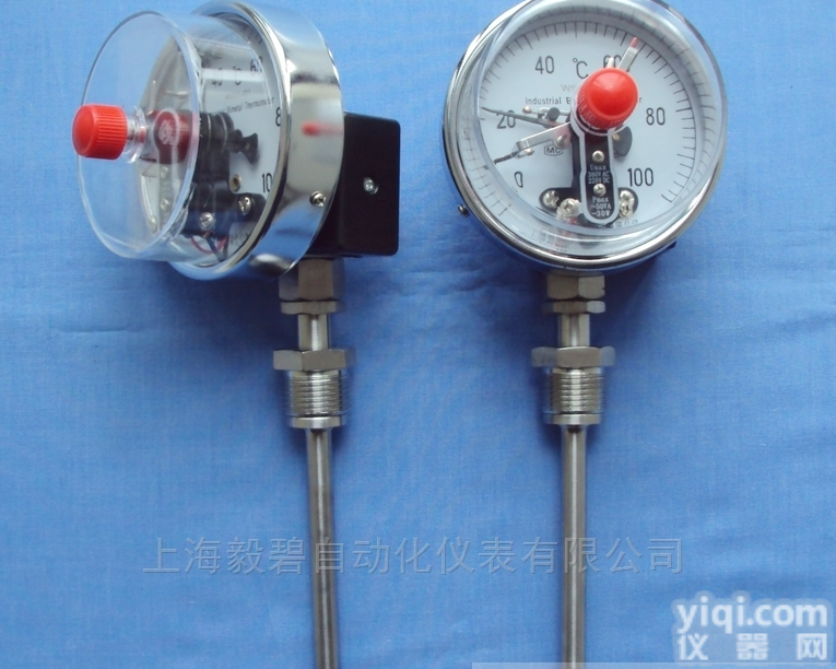 WSSX-412 WSSX-413  WSSX-410 WSSX-411电<em>接点</em><em>径向</em>双金属<em>温度计</em>